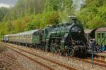 S3/6 mit Silberlinge zu Gast im Eisenbahnmuseum Bochum Dahlhausen, April 2024.