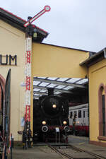 18 505 im Pfalzbahnmuseum in Neustadt an der Weinstrasse (14.12.2024)