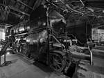 Die Dampflokomotive 18 612 ist hier ohne dazugehörigen Schlepptender zu sehen. (Deutsches Dampflokomotiv-Museum Neuenmarkt-Wirsberg, Juni 2019)