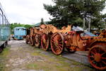 Das Fahrwerk von DR 22 078 (39 086) am 04.05.2024 beim Frhlingsfest im Lokbahnhof Sonneberg (Thr).