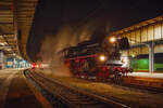 Am 17.03.2024 fuhr 23 1097 mit einem Sonderzug durch Zwickau.