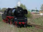 35 1019-5 auf der Dampflokparade am 30.4.2005 in Wolsztyn (Polen).