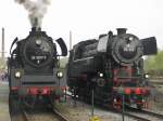 35 1097-1 neben 65 018 in Bochum Dahlhausen am 16.4.2011