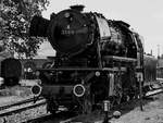 Die Dampflokomotive 23 019 im Deutschen Dampflokomotiv-Museum Neuenmarkt-Wirsberg.