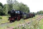 23 071 der VSM mit einem Gterzug, zu Gast bei der ZLSM, am 8-7-2007