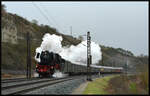 Am Samstag, 30.12.2023, ging es mit Volldampf um Würzburg, hier bei Himmelstadt im Maintal.