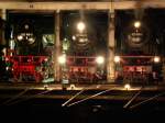 Parade der Baureihe 023 im Sddeutschen Eisenbahnmuseum Heilbronn, im Rahmen der Plandampfveranstaltung  Dampd ber´n Buckel  vom 29.9.-3.10.07. 23 105 DB Musem, Leihgabe an SEH, 23 042 Eisenbahnmuseum Darmstadt-Kranichstein und 23 058 Eurovapor Haltingen.