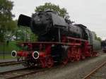 Die 23 019 am 20.09.2008 ausgestellt in Neuenmarkt-Wirsberg anlsslich 160 Jahre Schiefe Ebene.