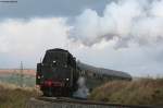 23 042 mit dem RE 36667 (Frankenberg (Eder)-Marburg (Lahn) bei Birkenbringhausen 24.10.10