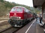 218 387 und 23 042 im Rahmen des Dampfspektakel 2010 am 3.4.