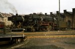 023 102 und 052 616 am 31.10.1972 im Bw Saarbrcken Hbf	  