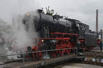 Die Dampflokomotive 23 071 im Mai 2017 auf der Drehscheibe des Eisenbahnmuseums in Bochum.
