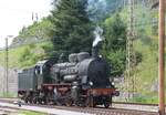 P8 auf der Dreiseenbahn beim Manövrieren im Bahnhof Seebrugg, 2018