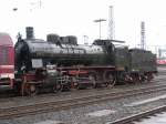 Die Polnische Lok Preuen 8 (P8) mit dem Zug der Erinnerung am 09.03.2008 im Dsseldorfer Hbf