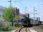 Zug der Erinnerung mit P8 2455 POSEN am 27.04.2008 in Cottbus