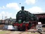 38 205 stand zum Familientag am 26.06.10 in Chemnitz-Hilbersdorf auf der Drehscheibe.