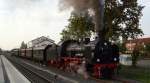 Sonderzug mit 38 2267 in Steinfurt-Burgsteinfurt am 24.09.2011, Plandampf auf der Euregio-Bahn Mnster-Gronau-Enschede