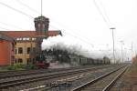 38 2267 (P8) und 212 007 am Schluss des Zuges (DPE 25049) am 23.11.2013 in Wuppertal Unterbarmen und fuhr weiter nach Bonn.