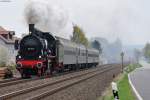 38 1301 mit ihrem Dampfsonderzug von Passau nach Dresden zum 6.Dresdner Dampfloktreffen.