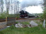 IGE Werrabahn-Eisenach 41 1144-9 mit dem  Viba-Express I  von Erfurt Hbf nach Meiningen, am 29.04.2017 bei Apfelstädt.