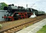 41 1231 der Stassfurter Eisenbahnfreunde war mit dem Salzlandexpress am 11.06.2005 auf der Unstrutbahn zu Gast.