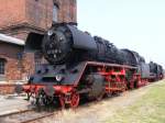 BR 41 1231-4 und BR 01 005 im BW Stafurt beim Lokfest