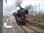 Hier ein Bild vom Rodelblitz am 31.01.2009 im Bahnhof Bad Salzungen Thringen in Fahrtrichtung Meiningen.