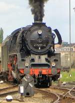 41 1231-4 vor Gterzug, Stafurt 2005