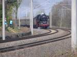 Sonderzug Ostern 12.04.2009 gezogen von BR41 1144-9 hier zwischen Neumark und Reichenbach V.