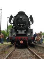 41 1144-9 am 16.05.2009 im Bahnhof Seelingstdt