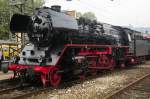 Lokportrait hinter den Eisen- Schweinen : 41 1150-6 (Bayerisches Eisenbahnmuseum Nrdlingen)...