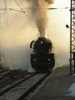 BR 41 1150 bei der Ausfahrt v. Mnchen Hbf. Richtung Regensburg