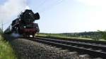 02.06.2011, Sonderzug des Eisenbahnreiseclubs Leipzig vor dem Bf Werdau.