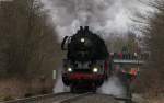 41 1144-9 mit dem DGz 401 (Immelborn-Themar) bei Wernshausen 13.4.13