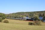 Am 03.10.13 fuhr der Elstertal-Express mit 41 1144 wieder von Gera nach Cheb und zurck.