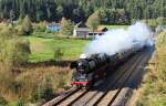 Am 03.10.13 fuhr der Elstertal-Express mit 41 1144 wieder von Gera nach Cheb und zurck.