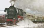 41 1144 der IG Werrabahn vor dem Rodelblitz Eisenach - Oberhof (- Arnstadt) bei Eisenach am 15.Februar 2008