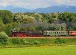 Das Bayrische Eisenbahnmuseum mit der Dampflokomotive 41 1150-6 und der historische Dampfschnellzug e.V.