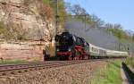 Am 28.04.12 verkehrte der Feengrotten-Express von Eisenach nach Saalfeld.