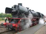 042018-2 in Wissembourg (Frankreich) am 3.10.2005 bei Regldienst zum Jubilum 150 Jahre Ludwigsbahn Neustadt - Landau - Karlsruhe bzw.