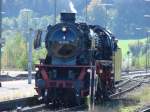 Die 41 018 der DG bei der Einfahrt in den Hbf Kempten am 8.