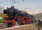 41 360 nach dem Abkuppeln des Zuges, der rtg Trier von der 44 2546-8 bernommen wurde , Linz am 24.04.2010