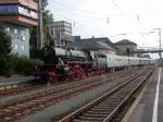 41 018 mit Sonderzug am 03.09.2005 in Schweinfurt Hbf  