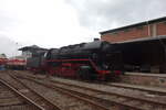 BR 44 1338 im Sächsischen Eisenbahnmuseum Chemnitz-Hilbersdorf am 20.