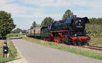 Dampflokomotive 44 1593-1 am 07.09.2024 bei einer Veranstaltung in Beekbergen.