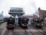 44 1338, 1486 und 50 3648 stehen unterm Hilbersdorfer Kohlehochbunker, Chemnitz 27.10.07