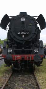 44 0093-3 im AW Meiningen am 05.09.2009