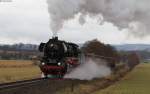 41 1144-9 mit dem DGz 203 (Bad Salzungen-Eisenach Gbf) bei Oberrohn 11.4.13