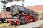 Die 44 1558 der Historischen Eisenbahn Gelsenkirchen im BW Bismarck.