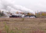 EFSFT 44 1486-8 + IGEW 52 1360-8 am 03.11.2018 in Neudietendorf. Sie bespannten ab da den DPE 32599  Rennsteig-Express  nach Meiningen.  